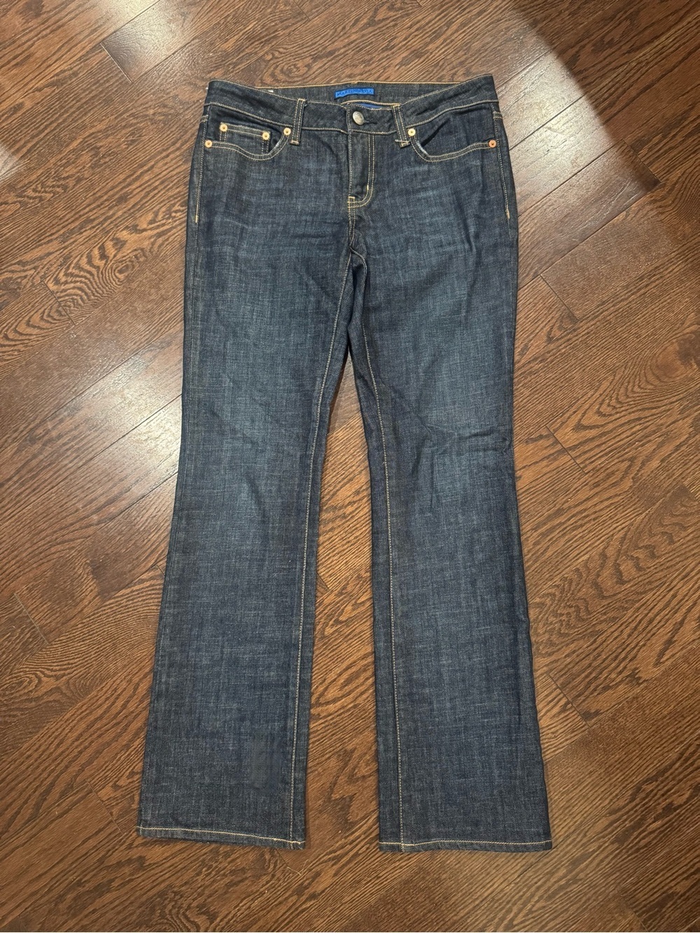 Martin + OSA Dark Wash Bootcut Jeans Size 28 Stretch Mid Rise 30” Inseam